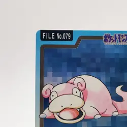 Pokemon Cards Bandai Carddass Slowpoke File No.079 1997 VG Japanese g71 - Image 2