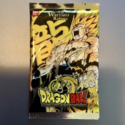 SEALED PACKAGE Dragon Ball Z Collectible Card Game Warriors Return Booster Pack - Image 1