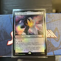 THE SOUL STONE (066) FOIL Marvel's Spider-man MTG MINT CARD - Image 1