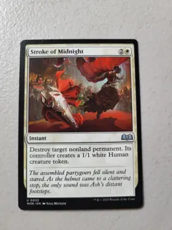 1x Stroke of Midnight Wilds of Eldraine Regular NM Free Shipping - Image 1