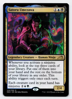 Satoru Umezawa [234/302] NEO Rare Non-Foil [MTG Card English] - Image 1