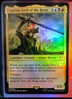 New Magic the Gathering Lord of the Rings The Hosts of Mordor Commander Deck - Image 4