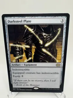 MTG Double Masters 2022 2X2 Darksteel Plate MINT - Image 1