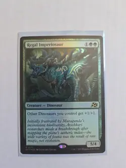 Regal Imperiosaur (Foil) - Aetherdrift - NM - MTG Magic - Rare - Creature - Image 1