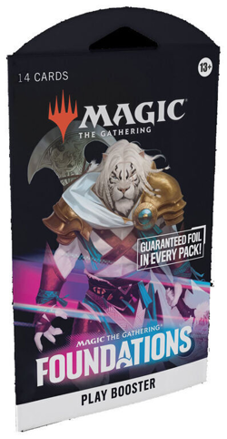Magic The Gathering: Foundations Play Booster Sleeved Pack, lot of 5 - Image 2