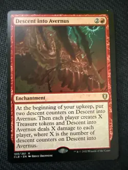 MTG #169Descent into Avernus Commander Legends Regular Near Mint - Image 1