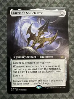 MTG Tarrian’s Soulcleaver #0389 Ext. Art Rare The Lost Caverns of Ixalan (LCI) - Image 2