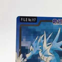Pokemon Cards Bandai Carddass Seadra File No.117 1997 VG Japanese g89 - Image 3