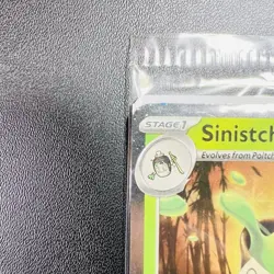 Pokemon SEALED Stamped Promo - Sinistcha Twilight Masquerade 022/167 + RH Match - Image 3