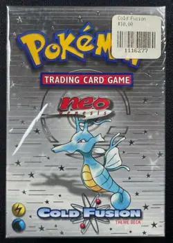 2002 POKEMON TCG FACTORY SEALED BOX WOTC COLD FUSION NEO GENESIS THEME DECK - Image 1