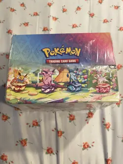 Pokemon Prismatic Evolutions Mini Tin DISPLAY Box (8 Tins) Factory Sealed! - Image 1