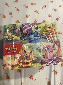 Pokemon Prismatic Evolutions Mini Tin DISPLAY Box (8 Tins) Factory Sealed! - Image 2