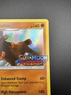 Pokemon Sun & Moon Mudsdale Stamped Promo Guardians Rising Prerelease SM20 - Image 3
