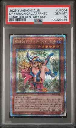 2025 #JP004 DARK MAGICIAN GIRL THE MAGICIAN'S APPRENTICE PSA 10 - Image 1