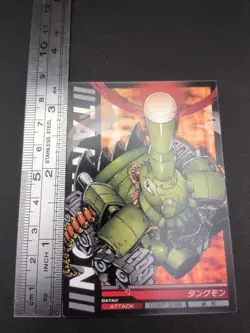Tankmon #1-037/120 Digimon Jintrix Card Carddass BANDAI 2011 Japan Toei TCG CCG - Image 4