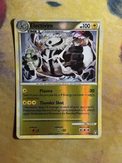 Electivire 20/102 Reverse Holo HeartGold SoulSilver Triumphant Pokemon Card MP - Image 2