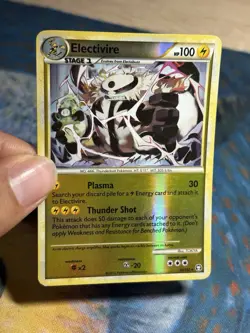 Electivire 20/102 Reverse Holo HeartGold SoulSilver Triumphant Pokemon Card MP - Image 3
