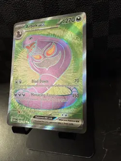 Pokemon Arbok ex 185/165 Ultra Rare Scarlet & Violet 151 NM TCG Card PSA 10 Pot - Image 4