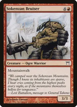 SOKENZAN BRUISER - Champions of Kamigawa - MTG Magic the Gathering Card - Common - Image 1