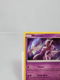 Mewtwo 12/18 Holo Rare Detective Pikachu S&M Pokemon Card 2019 - Image 2