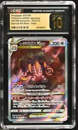 ✨✨ CGC 10 Pristine Regigigas VSTAR 233/172 SAR VSTAR Universe s12a Pokemon Card - Image 1