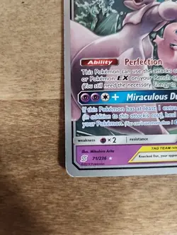 Pokemon Mewtwo and Mew Tag Team GX 2019 Card 71/236 - Image 2