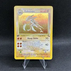 (NM) Kabutops #9/62 1999 1st Edition Fossil Vintage Pokemon Card - Image 1