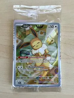 Pokemon Eevee SVP173 Prismatic Evolutions Card Holo ETB Promo SEALED 🧁 - Image 1