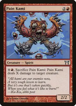 PAIN KAMI - Champions of Kamigawa - MTG Magic the Gathering Card - Uncommon - Image 1