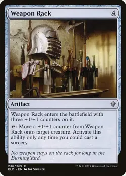 Weapon Rack 236 ELD MTG Colorless Artifact Common Slucher - Image 1
