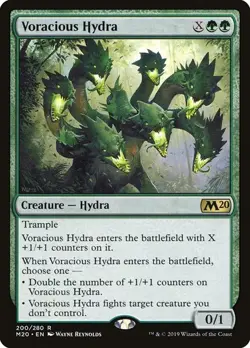 Voracious Hydra NM/M M20 Core Set 2020 Green Creature Mtg Magic English Regular - Image 1