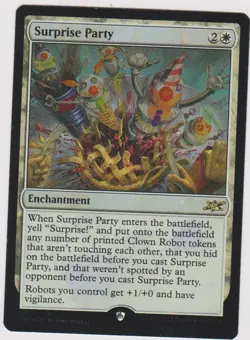 1X SURPRISE PARTY -GALAXY FOIL-RARE UNFINITY MTG MAGIC MINT - Image 1