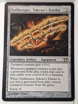 Oathkeeper, Takeno's Daisho - Champions of Kamigawa - Magic the Gathering MTG - Image 1