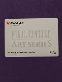 Tifa, Martial Artist 52/53 Final Fantasy Art Series FIN MTG NM - Image 2