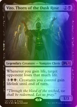 MTG Vito, Thorn of the Dusk Rose (127/40) Resale Promos LP FOIL - Image 1