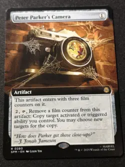 Peter Parker's Camera - Extended Art - SPM - MTG - EN - NM - 0280 - Image 1