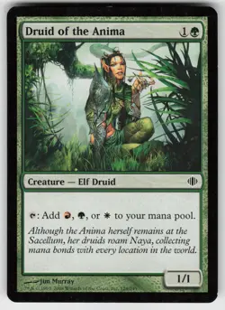 MTG Shards of Alara #128 Druid of the Anima Lightly played tcg - Image 1