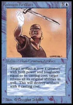 MTG English Animate Artifact Heavy Play Normal Alpha - Image 1