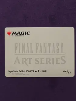 Sephiroth, Fabled SOLDIER Art Series 44/53 Final Fantasy FIN MTG - Image 2