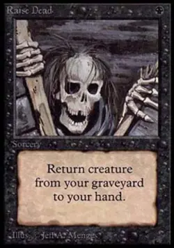 MTG English Raise Dead Medium Play Normal Alpha - Image 1