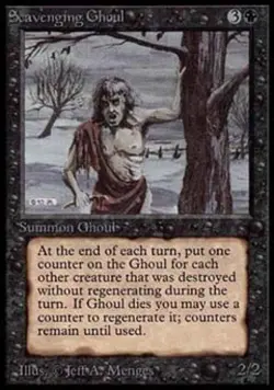 MTG English Scavenging Ghoul Medium Play Normal Alpha - Image 1