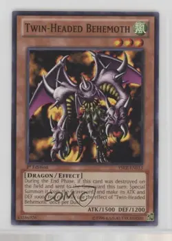 Twin-Headed Behemoth YuGiOh Starter Deck Kaiba Reloaded #YSKR-EN013 - Image 1