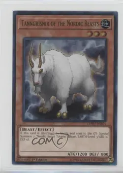 Tanngrisnir of the Nordic Beasts (UR) 1st Ed. YuGiOh Legendary Hero Decks - Image 1