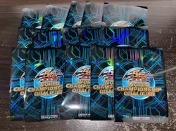 YUGIOH 2010 WORLD CHAMPIONSHIP QUALIFIER WCQ SLEEVES BLUE SET OF 15 EXTRA DECK - Image 1