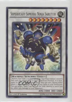 Superheavy Samurai Ninja Sarutobi 1st Ed. YuGiOh Invasion: Vengeance #INOV-EN042 - Image 1