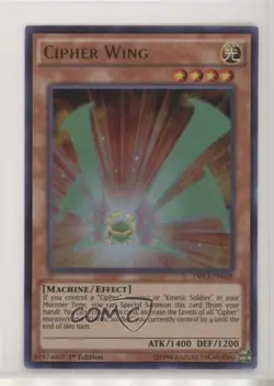Cipher Wing 1st Ed. YuGiOh Dragons of Legend Unleashed #DRL3-EN028 - Image 1