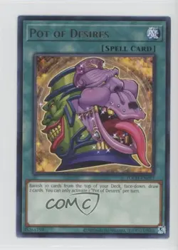 Pot of Desires (R) Unlimited YuGiOh Toon Chaos #TOCH-EN057 - Image 1