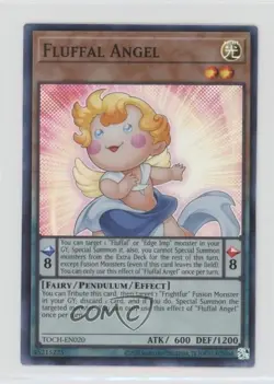 Fluffal Angel (SR) Unlimited YuGiOh Toon Chaos #TOCH-EN020 - Image 1