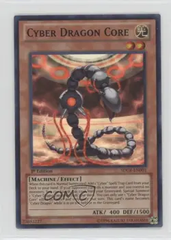 Cyber Dragon Core 1st Ed. YuGiOh Revolution Structure Deck #SDCR-EN001 - Image 1
