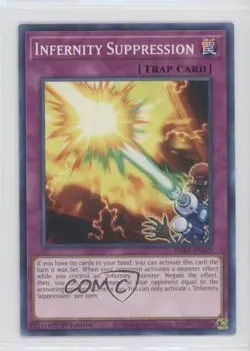 Infernity Suppression 1st Ed. YuGiOh Phantom Rage #PHRA-EN075 - Image 1